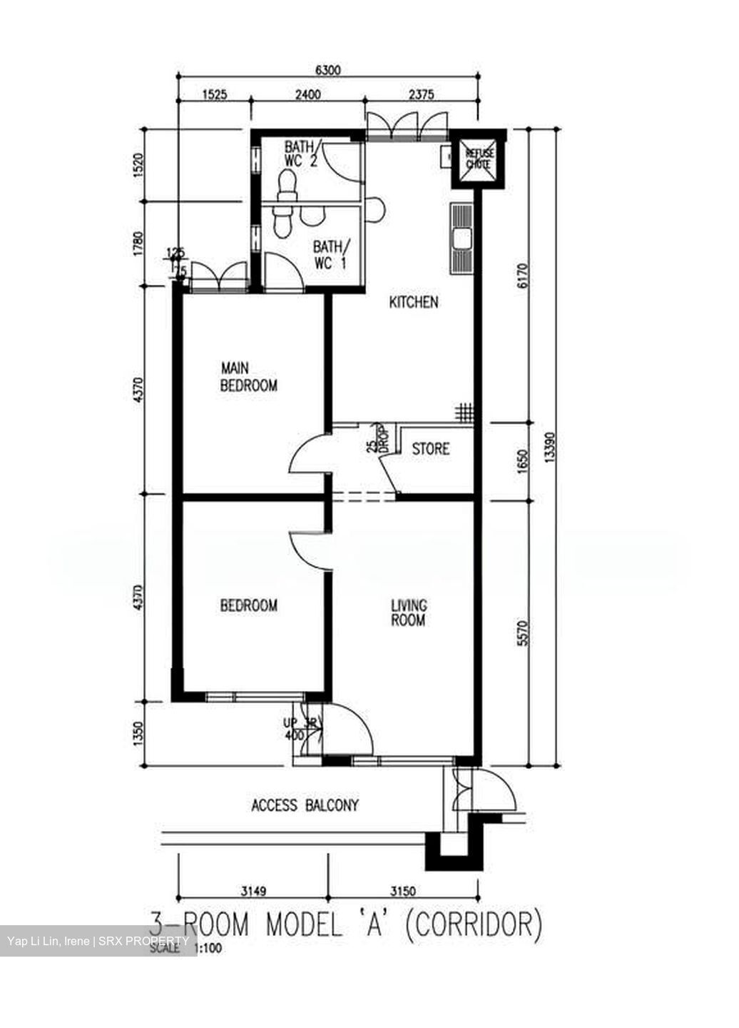 Blk 830 Yishun Street 81 (Yishun), HDB 3 Rooms #543488581